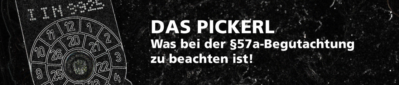 Das Pickerl - Was bei der §57a-Begutachtung zu beachten ist Banner