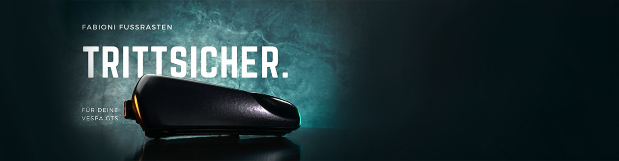 Trittsichere Fußrasten von Fabioni Banner
